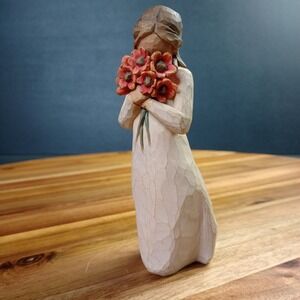 Willow Tree 2009 Surrounded By Love By Susan‎ Lordi Figurine Statue Flower Girl